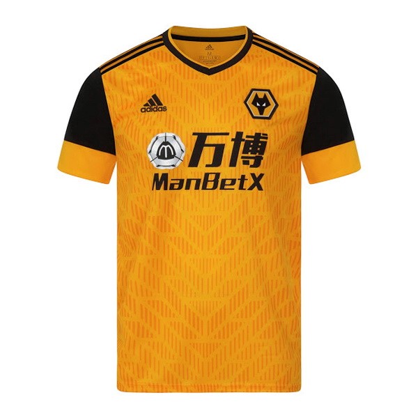 Tailandia Camiseta Wolves 1ª 2020/21 Amarillo